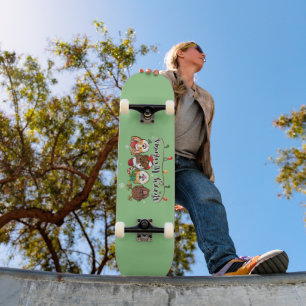 Tipografia de skate Merry Woofmas