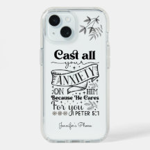 Tipografia de Texto Preto, Escritura 1 Peter 5:7