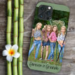 Tipografia do Coração com Amor para Amigos para Se<br><div class="desc">Legal capas de iphone com sua própria foto personalizada. Um belo presente fotográfico com uma capa de texto que lê "amigos para sempre" em letra de mão e está ligado a um coração amoroso. O modelo de foto está configurado para que você adicione sua foto que será exibida no formato...</div>