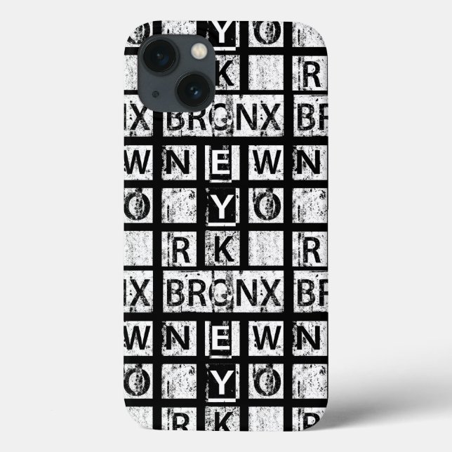 Tipografia do Grunge de Bronx New York | (Verso)