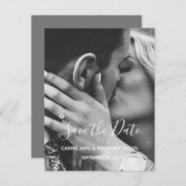 Tipografia do Script de Foto Branco Preto Salve a