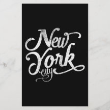 Tipografia do vintage da Nova Iorque