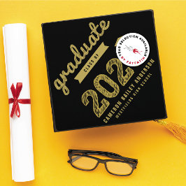 Tipografia Dourada Escrita em Branco 2025 Moderna