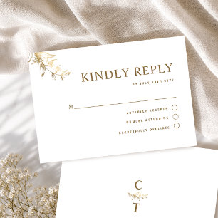 Tipografia Elegante, Resposta de Casamento em Bran