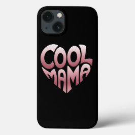 Tipografia em forma de coração: MAMA LEGAL