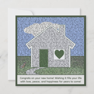 Tipografia Inspirativa e Parabéns pelo novo lar