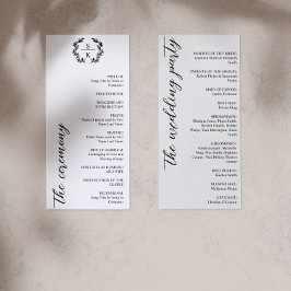 Tipografia Laurel Wreath Monogramas Casamento