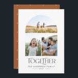 Tipografia moderna 3 photorust arch<br><div class="desc">Tendência moderna e elegante junto com a tipografia noiva agradecimento de Natal multidão 3 cartões fotográficos</div>