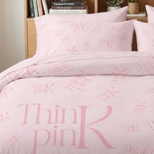 Tipografia Moderna e Ousada 'Pense Rosa'