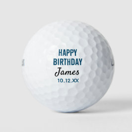 Tipografia Moderna Golfer Feliz Aniversário