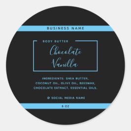 Tipografia moderna minimalista etiqueta de produto