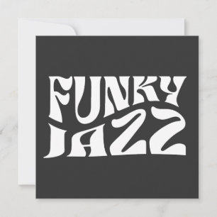 Tipografia Negrito Música Jazz Funky