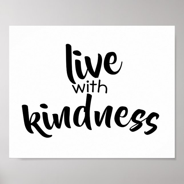 tipografia palavra arte poster preto e branco (Frente)