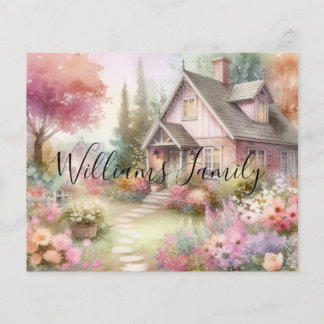 Tipografia Queda Cottage Floral Watercolor