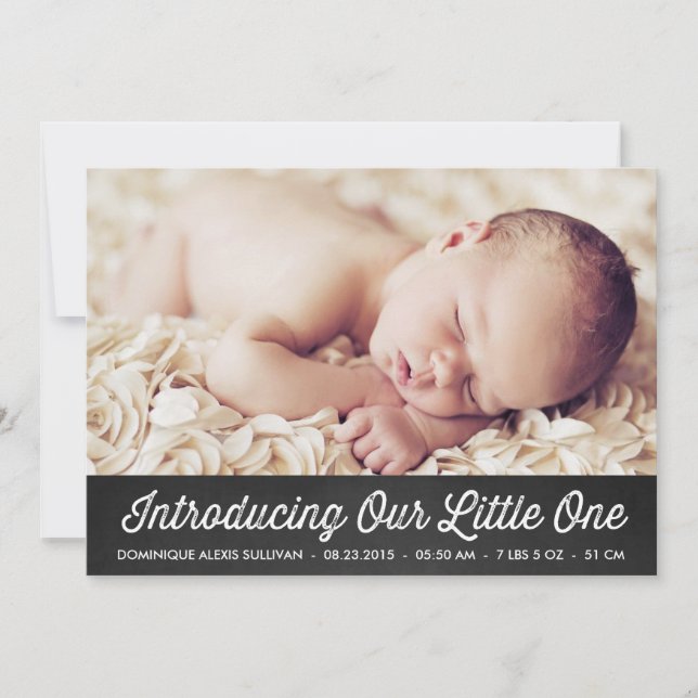 TIPOGRAFIA RETRO | ANÚNCIO DE NASCIMENTO DO PAINEL (Frente)