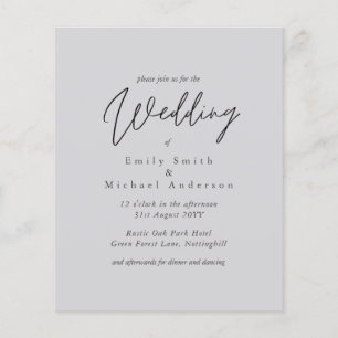 Tipografia Script Dusky Mauve para Casamento com O