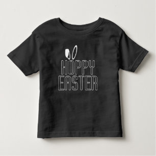 Tipografia Simples de Páscoa de Hoppy T-Shirt