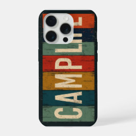 Tipografia Vintage de Acampamento