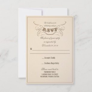 tipografia vintage design envelhecido resposta cas