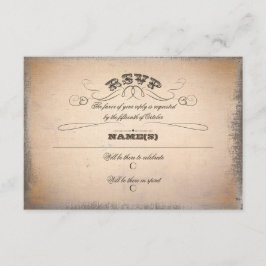 tipografia vintage RSVP