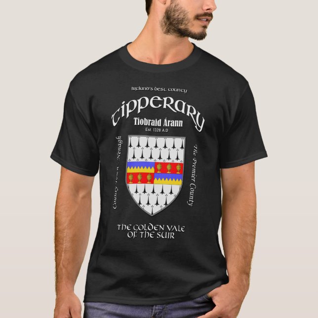 Tipperary Ireland Crest T-Shirt (Frente)