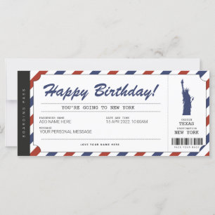 Tíquete de Viagem de Embarque de Passagem de Nova 