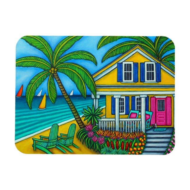 Tíquete para o íman flexível do paraíso (Horizontal)