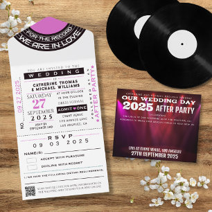 Tíquete VIP do Music Concert com Casamento RSVP