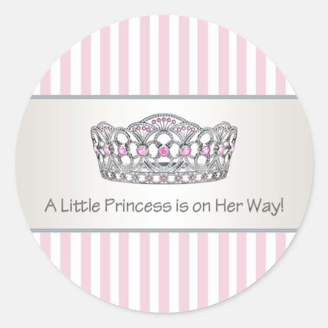 Tira Princesa Tiara Envelope Selo Etiqueta (Frente)