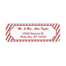 Tiras de Caneta de Candy | Etiqueta de endereço de