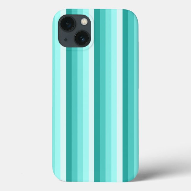 Tiras de sombra turquesa capas de iphone para casc (Verso)