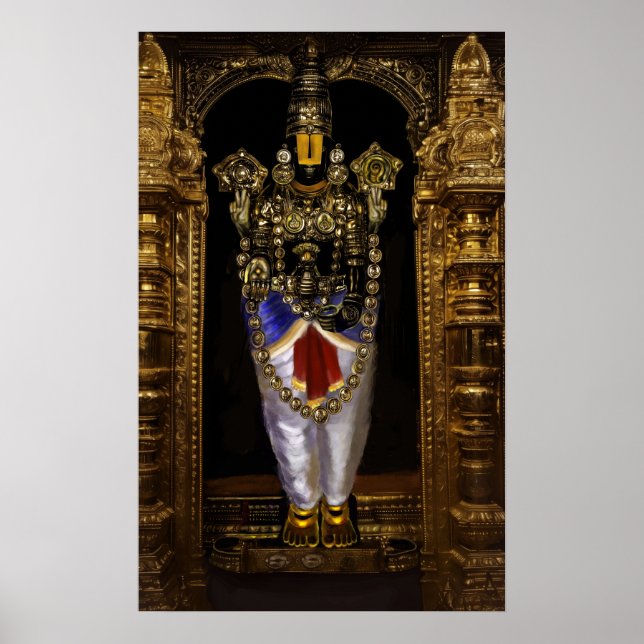 Tirupati Venkateshwara Poster Swamy (Frente)