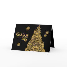 Tis o cartão de cartões de natal do Natal da