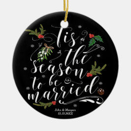 Tis ornamento da árvore de Natal da estação o