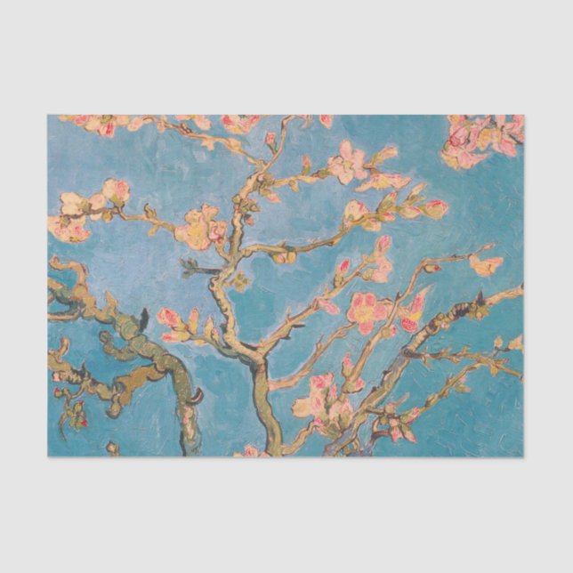 TISSUE PAPEL VAN GOGH ALMOND BLOSSOM (Frente )