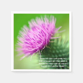 Tistos e guardanapos de papel coquetel da Grace e