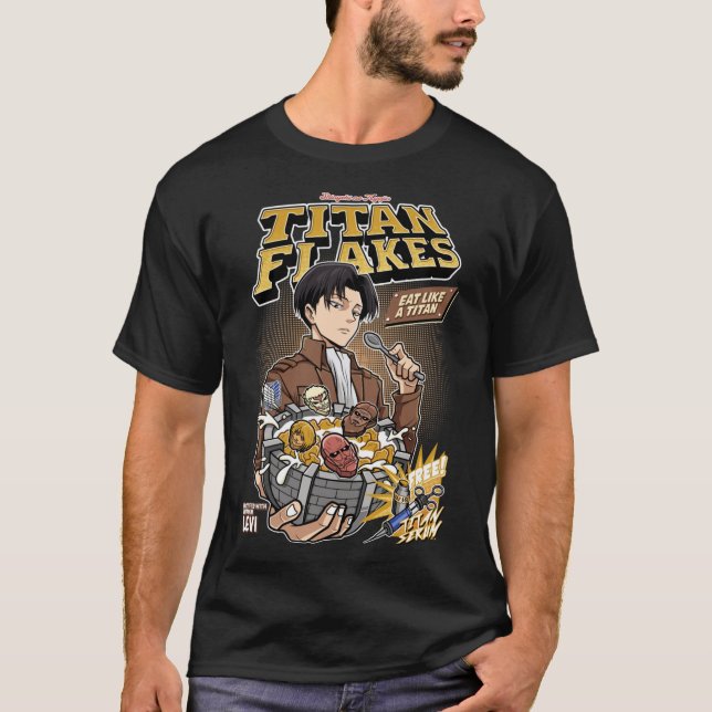 Titan Flakes Shingeki no Kyojin Classic T-Shirt (Frente)