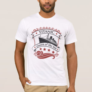 Titanic - Design de Camisa de Lenda do Oceano Vint