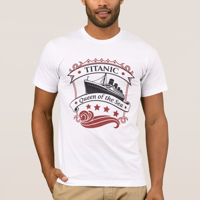 Titanic - Design de Camisa de Lenda do Oceano Vint (Frente)