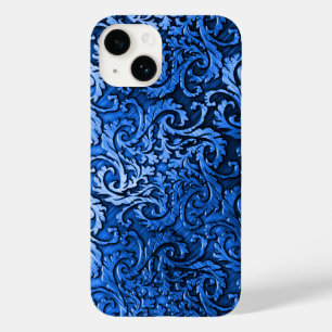 Titânio Azul polido iphone radial metálico 15
