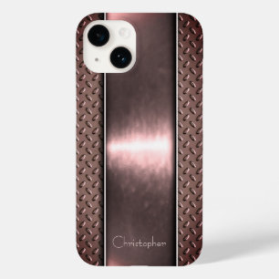 Titânio Bronze Polido iphone Radial Metálico 15