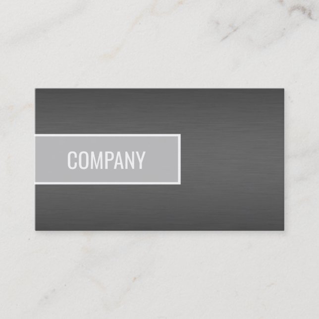 Titânio escovado com cartão de visita laranja quei (Frente)