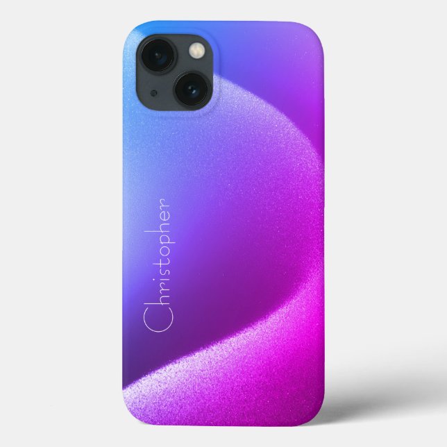 Titanium violet Stainless Steel Impressão iphone 1 (Verso)