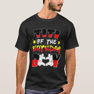 Titi Da Camisa Do Menino Do Aniversário Correspond