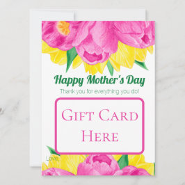 Titular da placa de presente do Dia de as mães ros