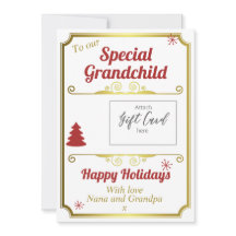 Titular do Cartão de Presente de Feriado de Natal