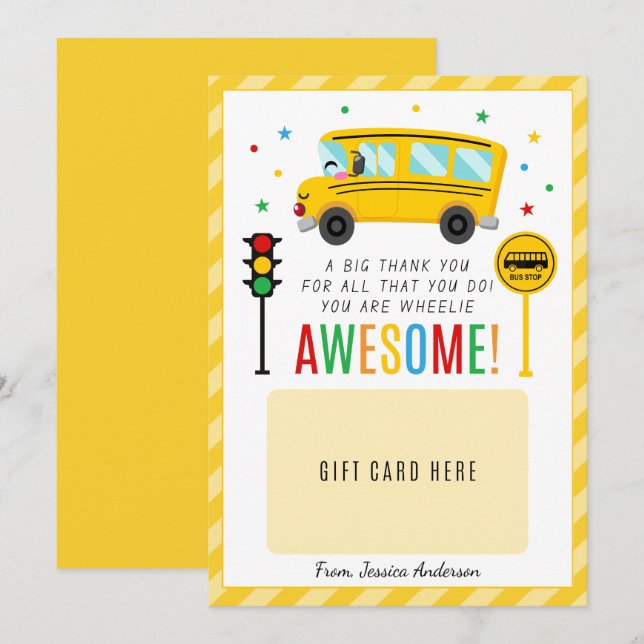 Titular do Cartões de agradecimentos de Apreciação (Frente/Verso)