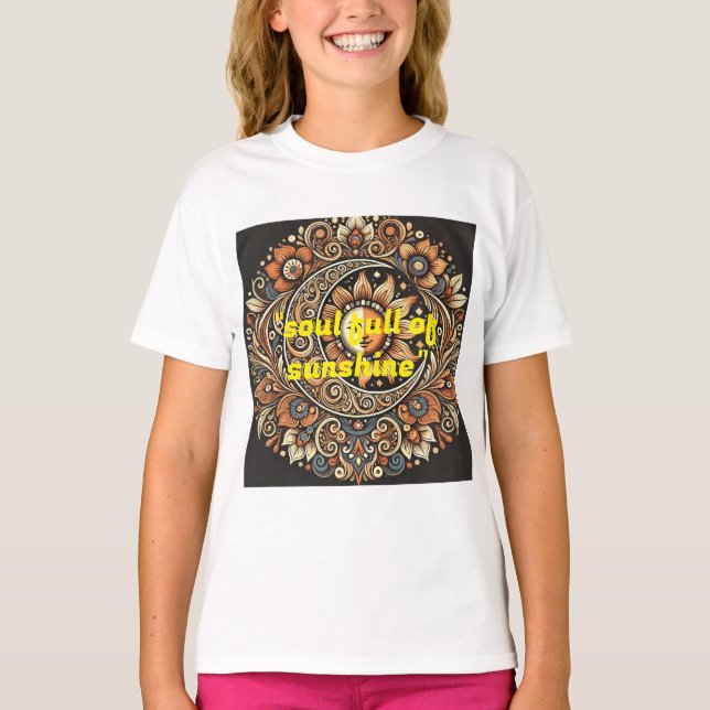 Título: A Soul Cheio of Sunshine T-Shirt (Frente)