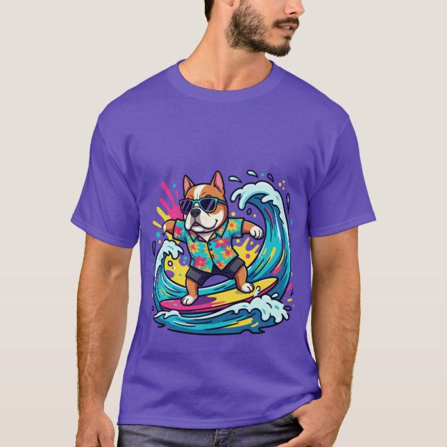 Título: Camiseta Gráfica de Cachorro de Desenho An (Frente)