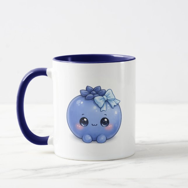 Título: Caneca de Café Mirim de Mirtilo Azul  (Esquerda)